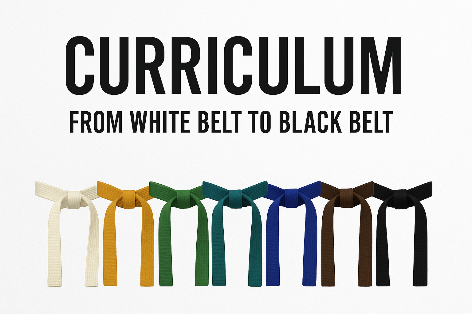 Curriculum – White Belt to Black Belt